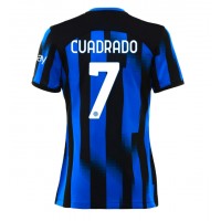 Inter Milan Juan Cuadrado #7 Replica Home Shirt Ladies 2023-24 Short Sleeve